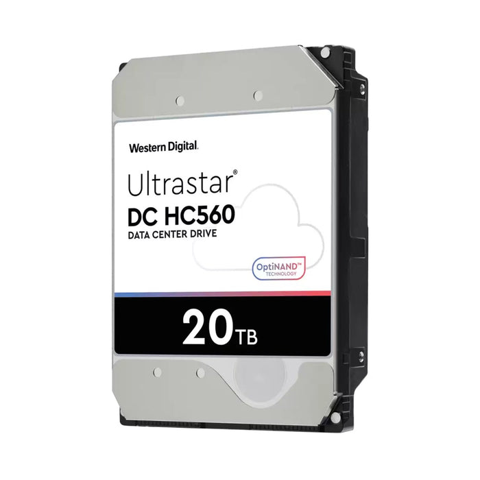 WD Ultrastar DC HC560 - Hard drive - 20 TB - internal - 3.5" - SAS 12Gb/s - 7200 rpm - buffer: 512 MB