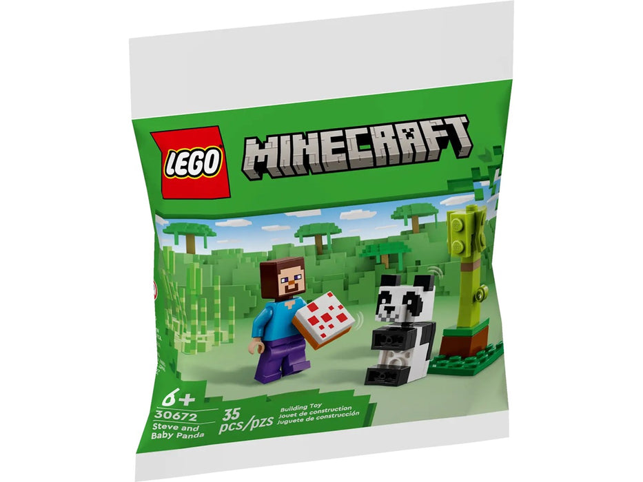 LEGO MINECRAFT 30672 Steve and Baby Panda