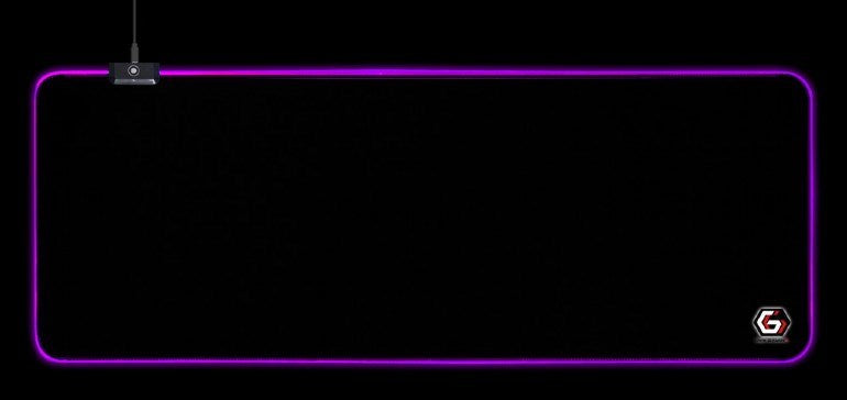 Gembird MP-GAMELED-L mouse pad Gaming mouse pad Black