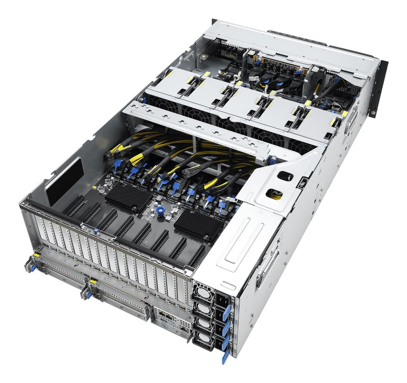 ASUS ESC8000A-E13P LGA 6096 Rack (4U) Silber, Schwarz
