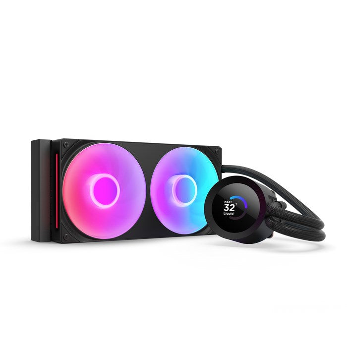 K NZXT KRAKEN Plus V2 240 RGB Display WaKü Black RL-KR240-B2