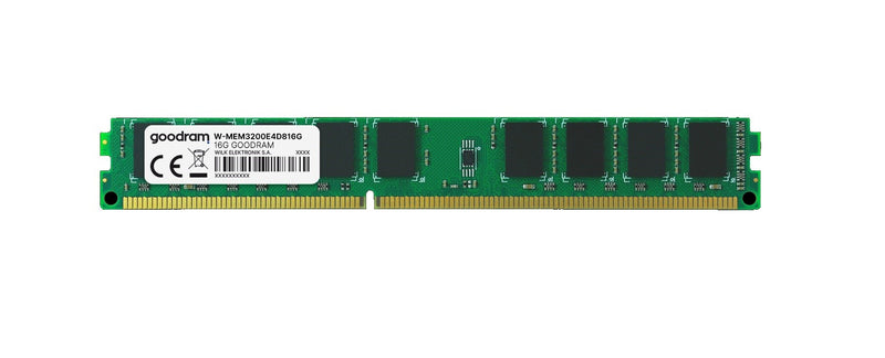 Goodram UDIMM ECC VLP 16 Go 2Rx8 3200 MHz PC4-25600 W-MEM3200E4D816G
