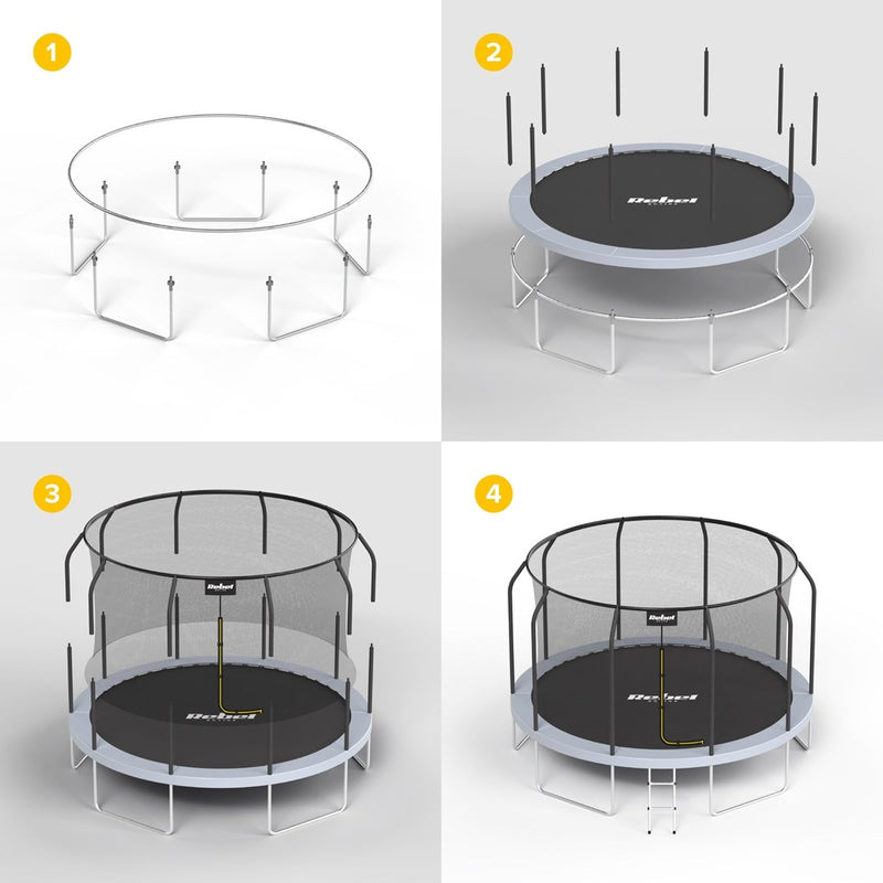 REBEL ACTIVE TRAMPOLINE PRO 8FT/244CM