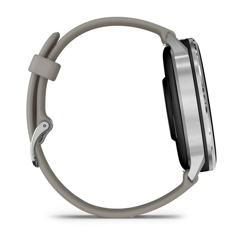 Garmin Venu 4 3.56 cm (1.4") AMOLED 45 mm Digital 454 x 454 pixels Touchscreen Silver Wi-Fi GPS (satellite)