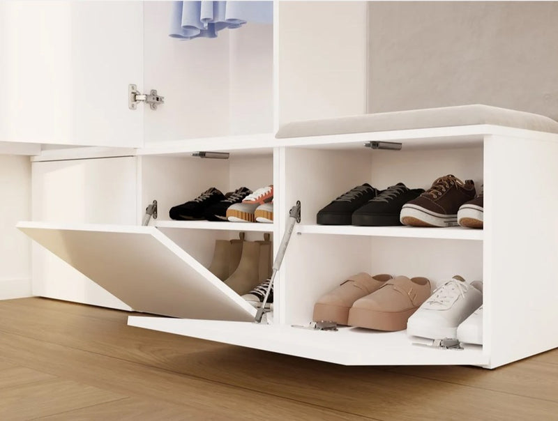 HAGA II 1SZ1W Wardrobe, White