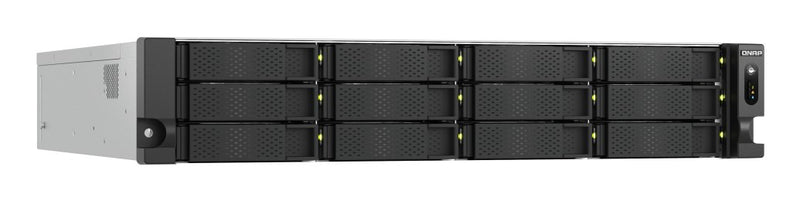 2U 12-bay 3.5 SATA HDD NAS AMD Ryzen 5 7000 series 6C12T (boost up to 5.1 GHz) 16GB DDR5 non-ECC RAM (max. 128GB total) 2x M.2 2280 PCIe Gen5 x2 slots