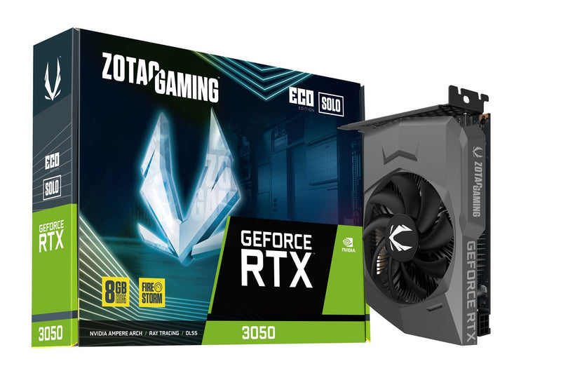 Zotac GAMING GeForce RTX 3050 Eco Solo NVIDIA 8 Go GDDR6