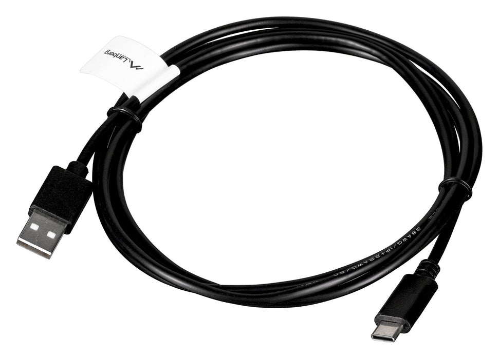 Lanberg CA-USBO-20CU-0018-BK kabel USB 1,8 m USB 2.0 USB A USB C Black