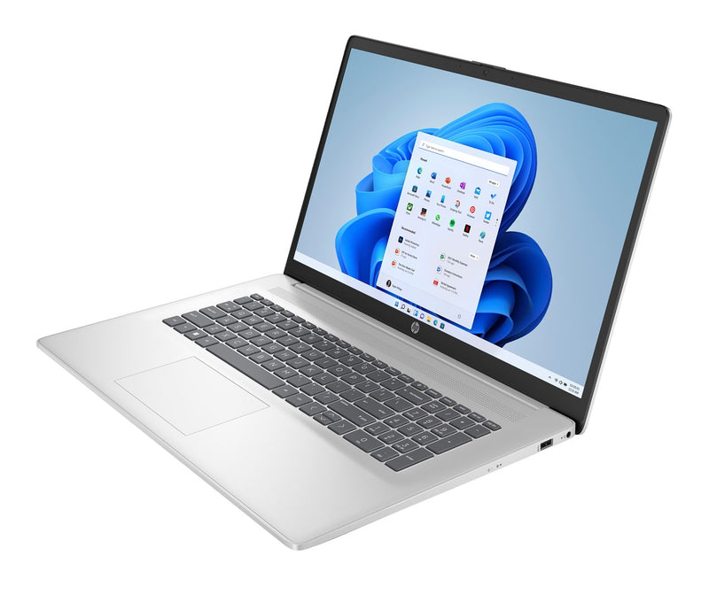 HP 17-cp3003nw laptop with AMD Ryzen™ 7 7730U, 43.9 cm (17.3") Full HD, 16 GB DDR4 RAM, 512 GB SSD, Wi-Fi 6 (802.11ax), Windows 11 Home, silver