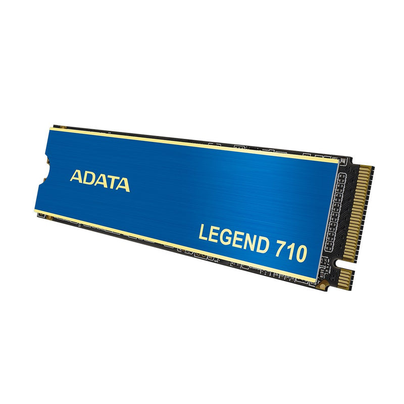 ADATA LEGEND 710 256 GB (blau/gold, PCIe 3.0 x4, NVMe 1.4, M.2 2280)