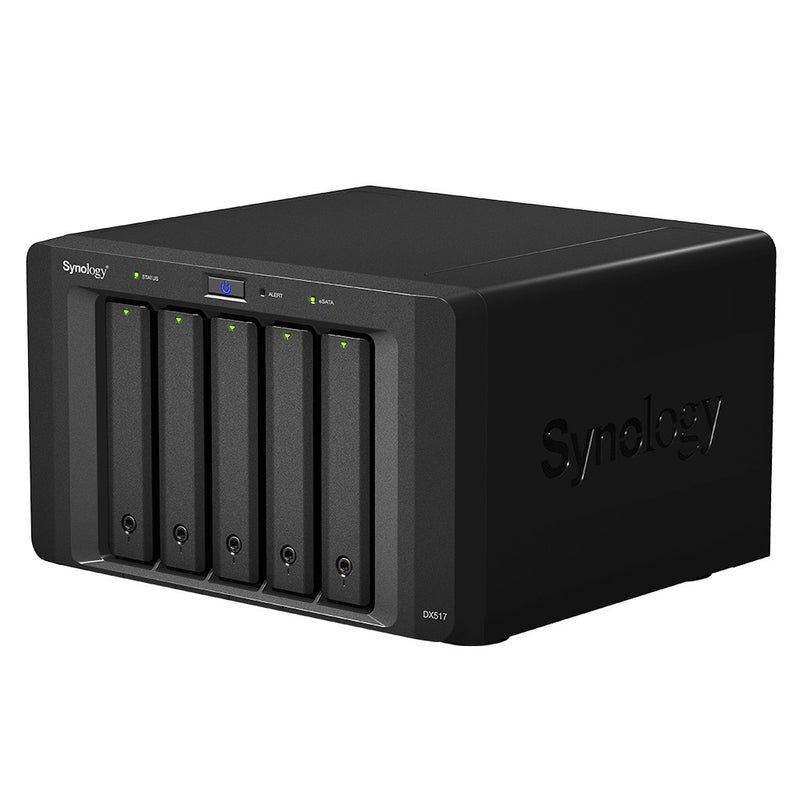 Expansion unit Synology DX517; Tower; 5x 3.5"/2.5" SATA HDD/SSD (for DS923+, DS723+, DS1522+)
