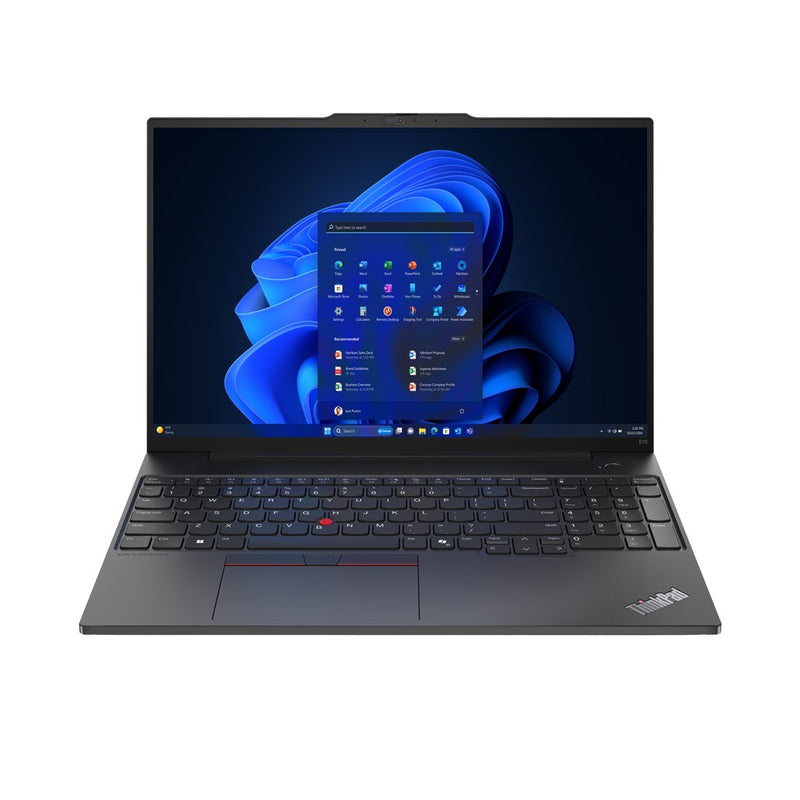 Lenovo ThinkPad E16 AMD Ryzen™ 7 7735U Laptop 40.6 cm (16") Touchscreen WUXGA 16 GB DDR5-SDRAM 1 TB SSD Wi-Fi 6 (802.11ax) Windows 11 Pro US English B