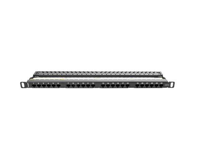 Lanberg PPU6-0024-B Patchpanel 0,5HE