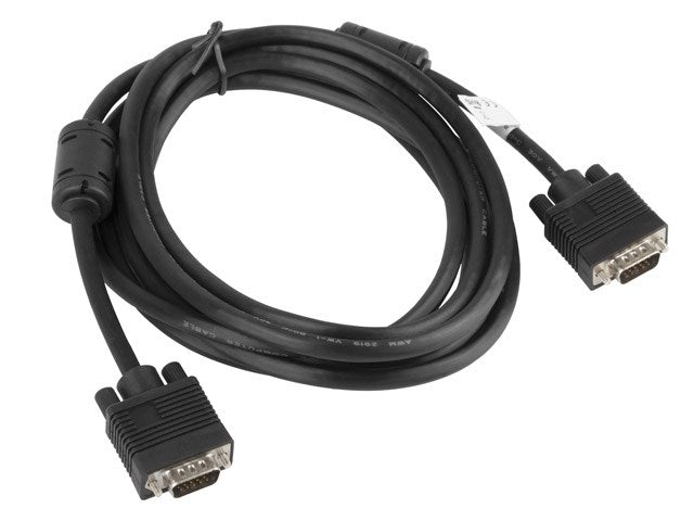 Lanberg CA-VGAC-10CC-0030-B VGA cable 3 m VGA (D-Sub) Black