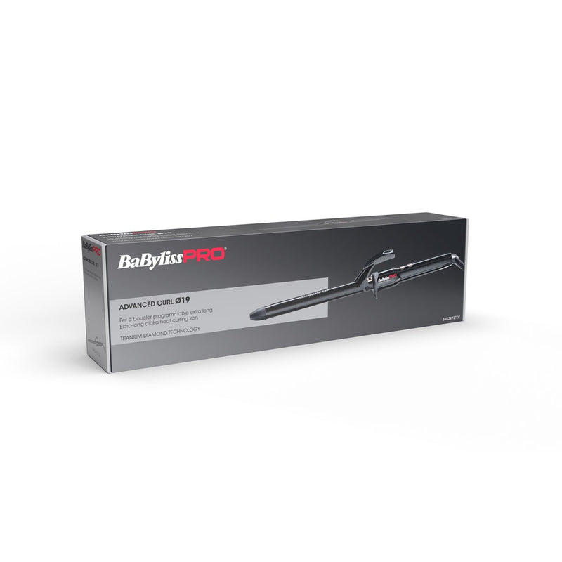 BaByliss ADVANCED CURL O19 mm Curling iron Warm Black 106.3" (2.7 m)