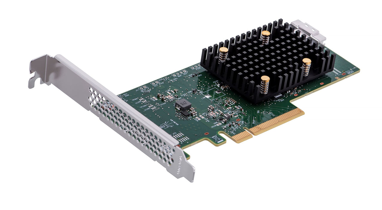 Broadcom 9500 series 8i Tri-mode - Host bus adapter - 8 Channel - SATA 6Gb/s / SAS 12Gb/s / PCIe 4.0 (NVMe) - PCIe 4.0 x8