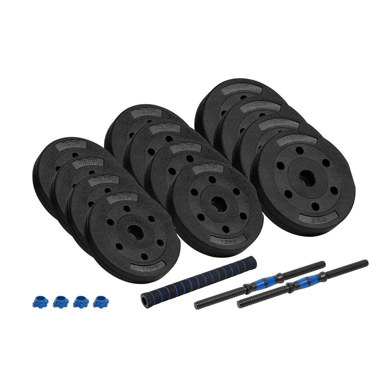 REBEL ACTIVE Hantle bitumiczne regulowane z łącznikiem 2x10 kg