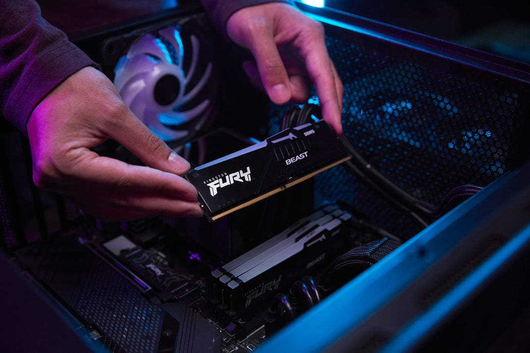 Kingston Technology FURY Beast 128GB 5600MT/s DDR5 CL40 DIMM (Kit of 2) RGB