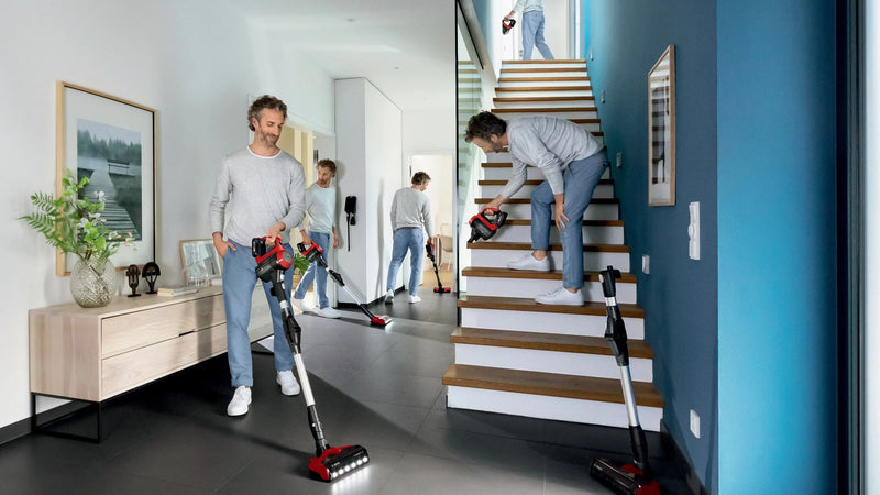 Bosch BCS711PET stick vacuum/electric broom Battery Dry Bagless 0.3 L Black, Red 3 Ah