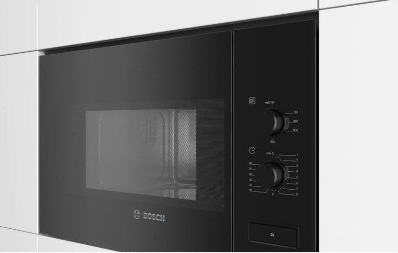 Bosch Serie 4 BFL520MB0 Mikrowelle Schwarz Solo-Mikrowelle Einbau 20 L 800 W