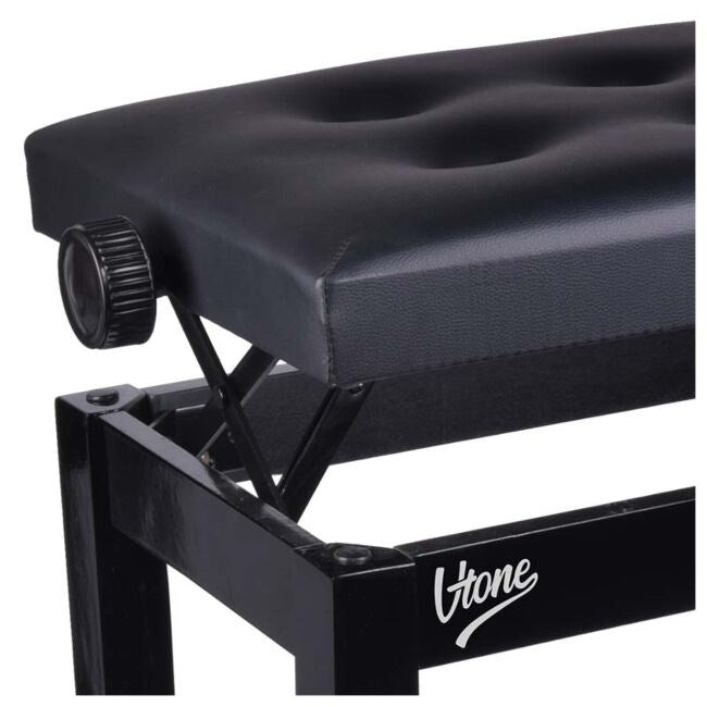 V-TONE ŁAWA 1 BK - height-adjustable piano bench, black