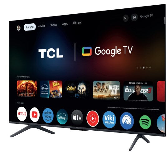 TCL 50C61K TV 127 cm (50") 4K Ultra HD Smart TV Wi-Fi Metallic
