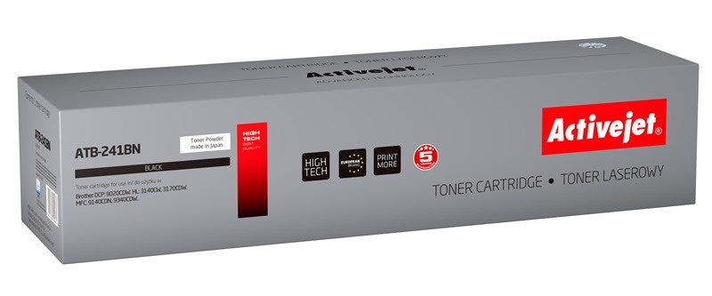 Activejet ATB-241BN Toner (ersetzt Brother TN-241BK; Supreme; 2500 Seiten; schwarz)