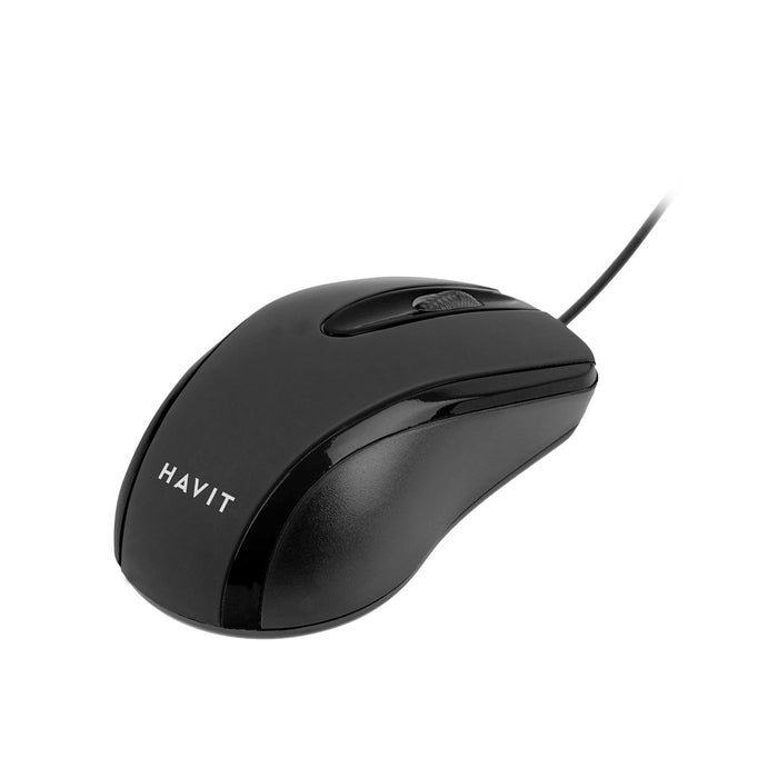 Havit HV-MS753 - universal computer mouse, red and black