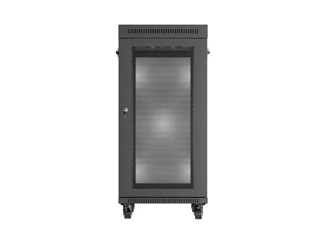 Lanberg FF01-6824-23BL rack cabinet 24U Freestanding rack Black