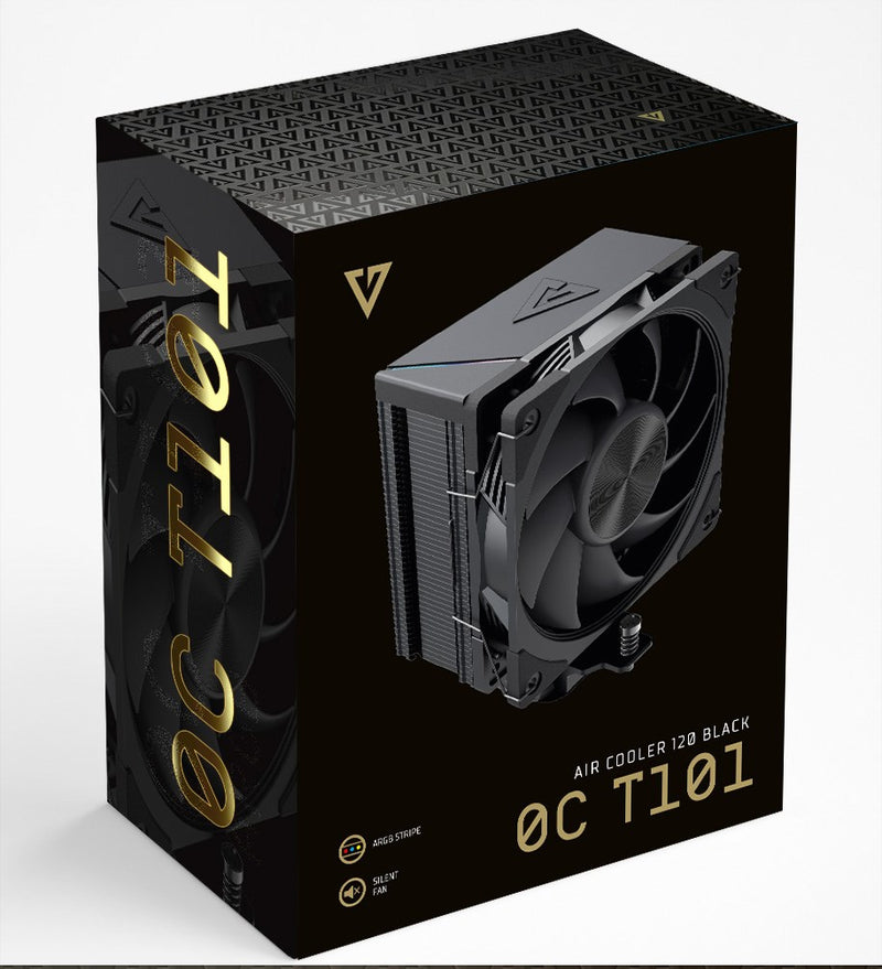 MODECOM Volcano 0C T101 Processor Air cooler 12 cm Black