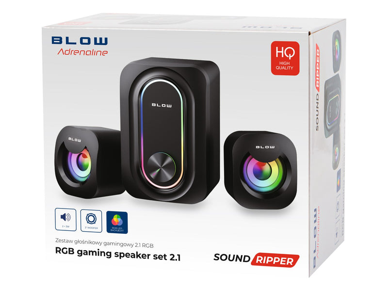 2.1 computer gaming speakers with subwoofer