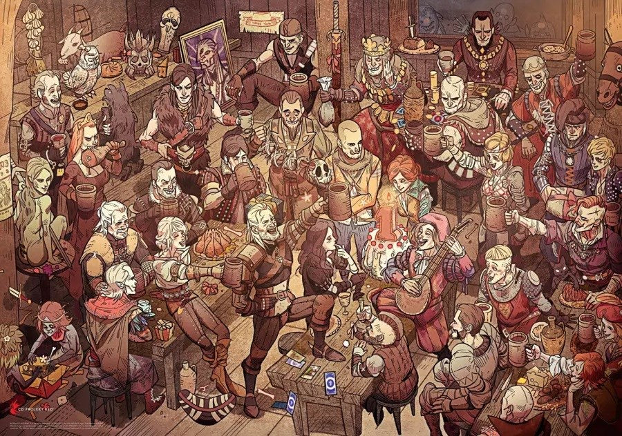 Puzzle Good Loot Gaming - The Witcher: Birthday 1000 pc(s)