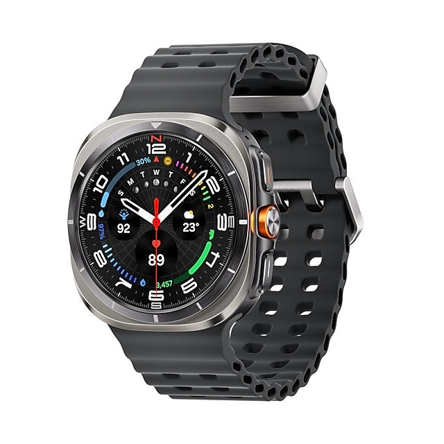 Samsung Galaxy Watch Ultra 3.81 cm (1.5") AMOLED 47 mm Digital 480 x 480 pixels Touchscreen 4G Silver, Titanium Wi-Fi GPS (satellite)