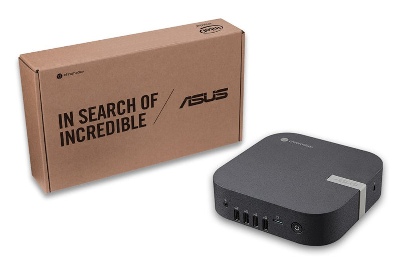 ASUS Chromebox CHROMEBOX6-S3006UN Intel Core 3 100U 8 GB DDR5-SDRAM 128 GB SSD ChromeOS Mini PC Black