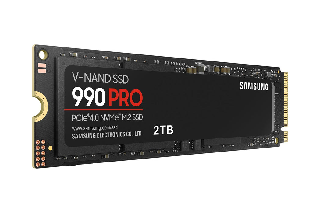 Samsung 990 PRO MZ-V9P2T0BW - SSD - encrypted - 2 TB - internal - M.2 2280 - PCIe 4.0 x4 (NVMe) - 256-bit AES - TCG Opal Encryption 2.0