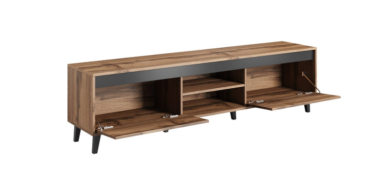 Cama TV-Möbel NORD II 170cm Wotan/Anthrazit