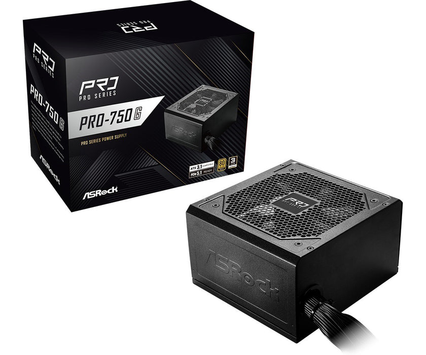 ASRock PRO-750G 750W 80 PLUS Gold power supply