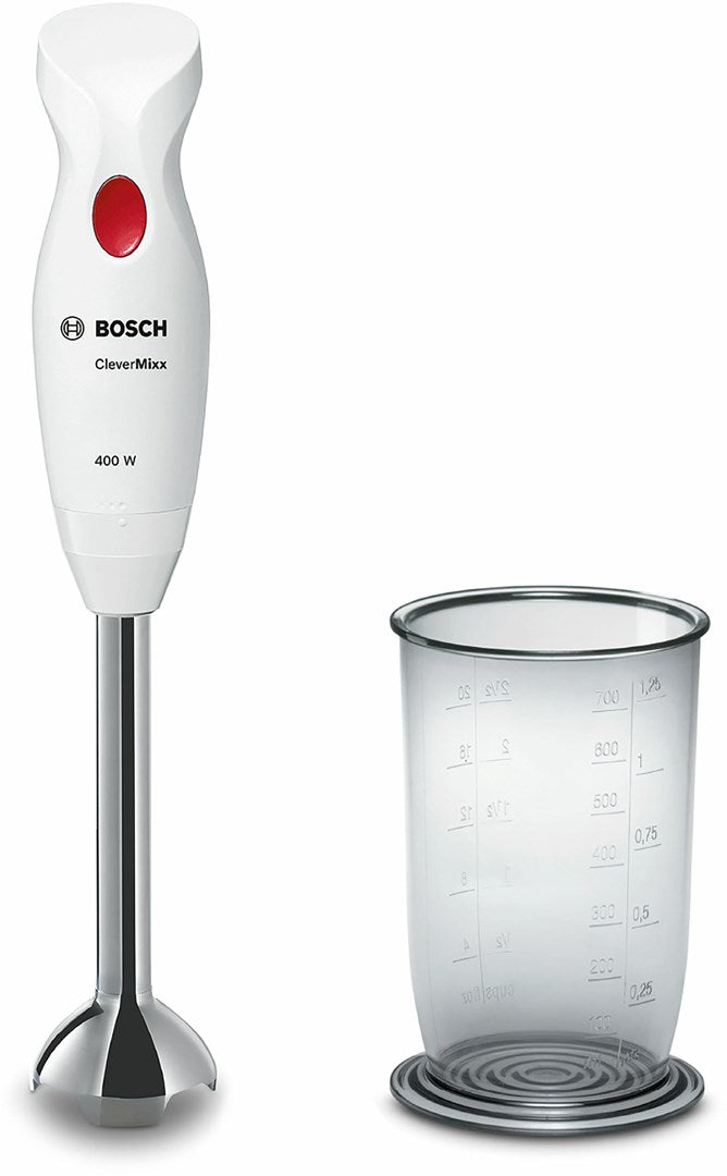 Bosch MSM24100 mixeur plongeant Mixeur plongeant 400 W Acier inoxydable, Blanc
