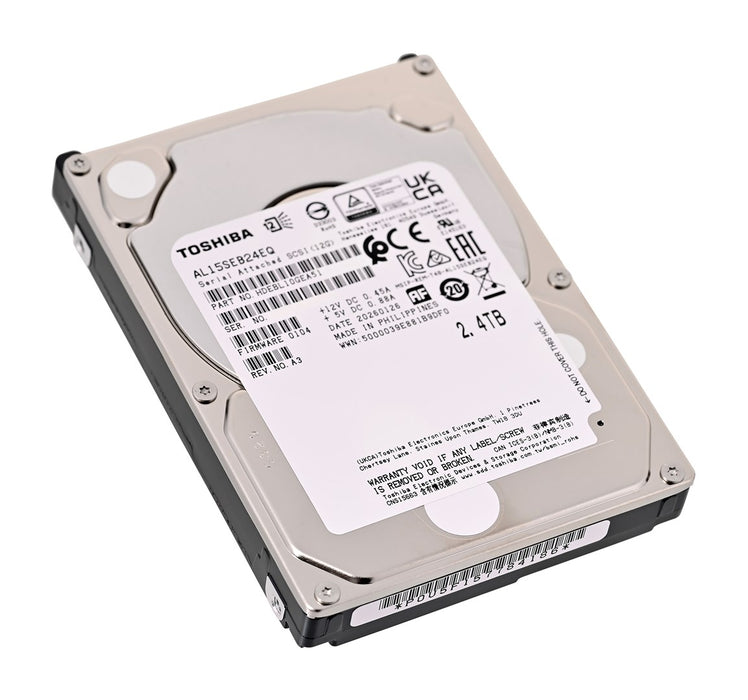 Toshiba AL15SEB24EQ internal hard drive 2.4 TB 10500 RPM 128 MB 2.5" SAS