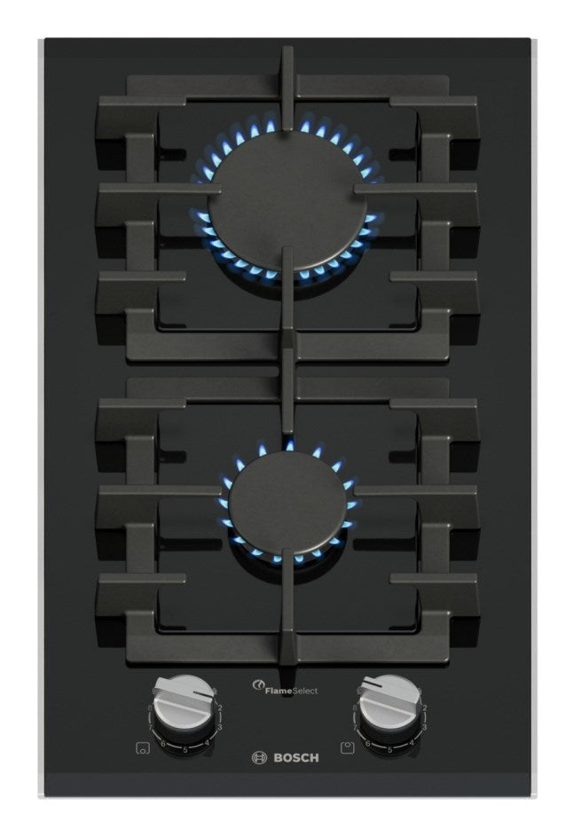Bosch Serie 8 PRB3A6I40 hob Black Built-in 30 cm Gas 2 zone(s)