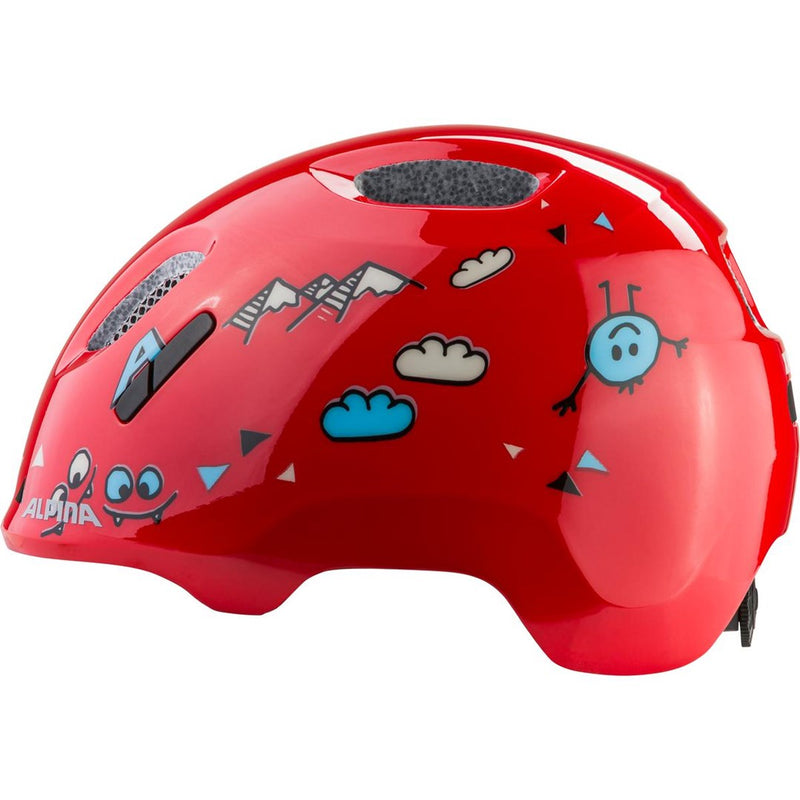 ALPINA XIMO 2 RED SMILE GLOSS Bike Helmet, Size 49-54