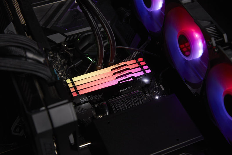 Kingston Technology FURY Beast 16GB 6000MT/s DDR5 CL36 DIMM (2er-Kit) RGB EXPO