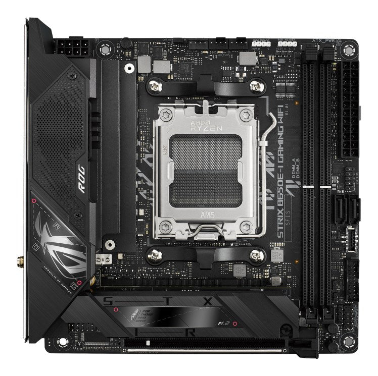 ASUS ROG Strix B650E-I Gaming WiFi - Motherboard - mini ITX - Socket AM5 - AMD B650 Chipset - USB-C 3.2 Gen 2x2, USB-C 3.2 Gen2, USB 3.2 Gen 2, USB 3.