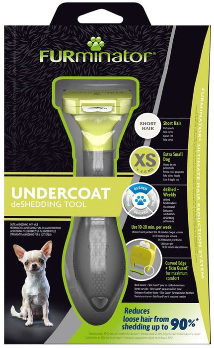 FURminator Toy Dog furminator for short-haired dogs - XS