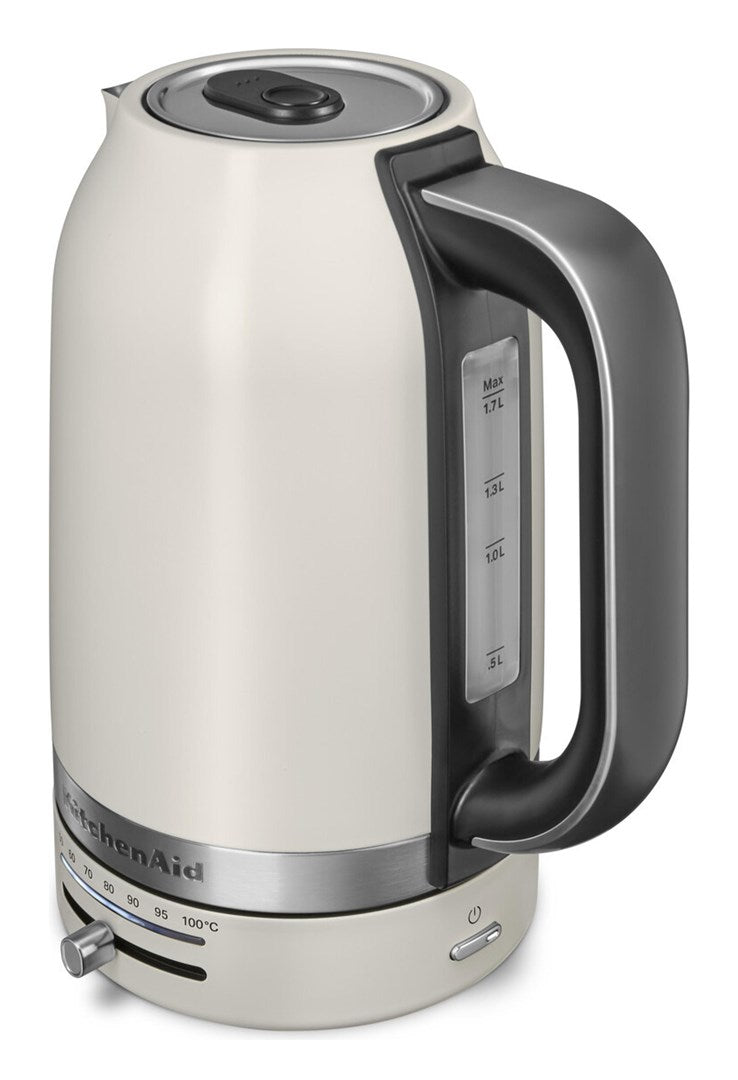 KitchenAid 5KEK1701EPL electric kettle 1.7 L 2400 W Black, Stainless steel, White