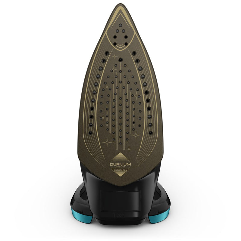 Tefal Puregliss FV8066 Dry & Steam iron Durilium AirGlide Autoclean soleplate 3000 W Black, Blue