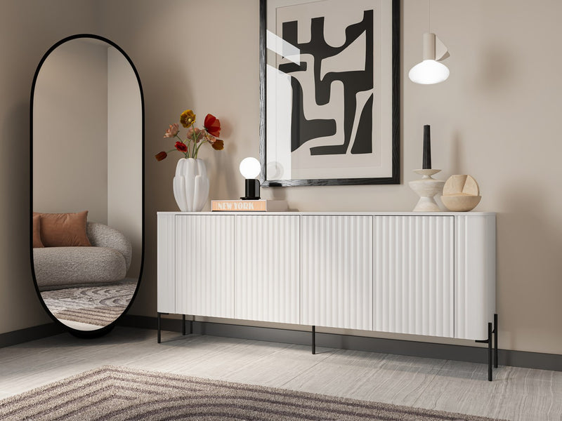 Cama VERA chest of drawers 190x40x80 matt white