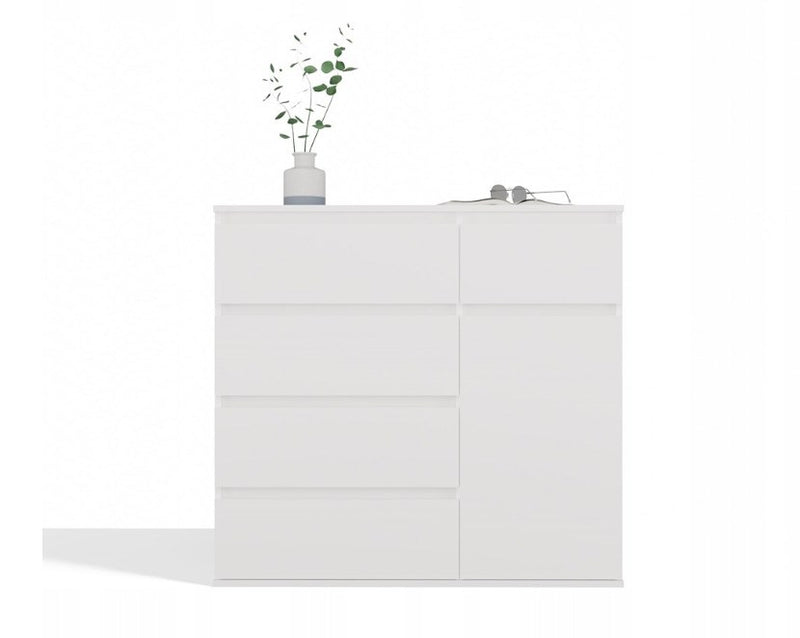 MALWA 1D5S WHITE CHEST OF DRAWERS