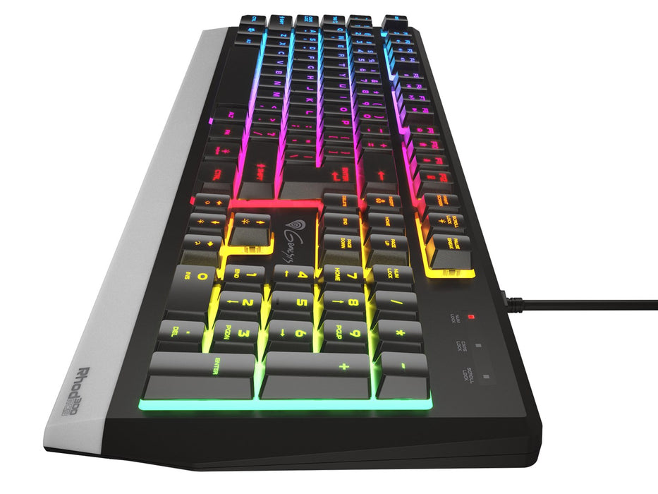 GENESIS Rhod 300 RGB keyboard Gaming USB QWERTY English Black
