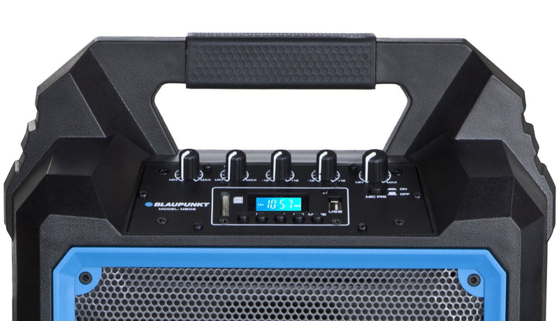 Blaupunkt MB06 portable speaker Stereo portable speaker Black, Blue 500 W